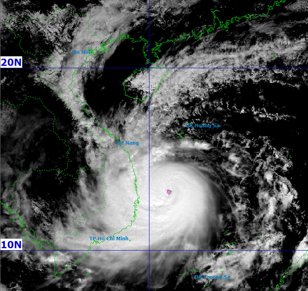 Nhận định thời điểm bão Kalmaegi mạnh nhất trên đất liền - 1 Nhận định thời điểm bão Kalmaegi mạnh nhất trên đất liền - 1
