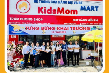 Hệ thống siêu thị KidsMom Mart tập trung nâng cao chất lượng sản phẩm