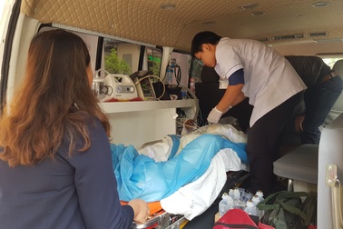 Vụ nổ lớn ở Cam Ranh: 3 nạn nhân bỏng nặng đã được chuyển vào TPHCM chữa trị