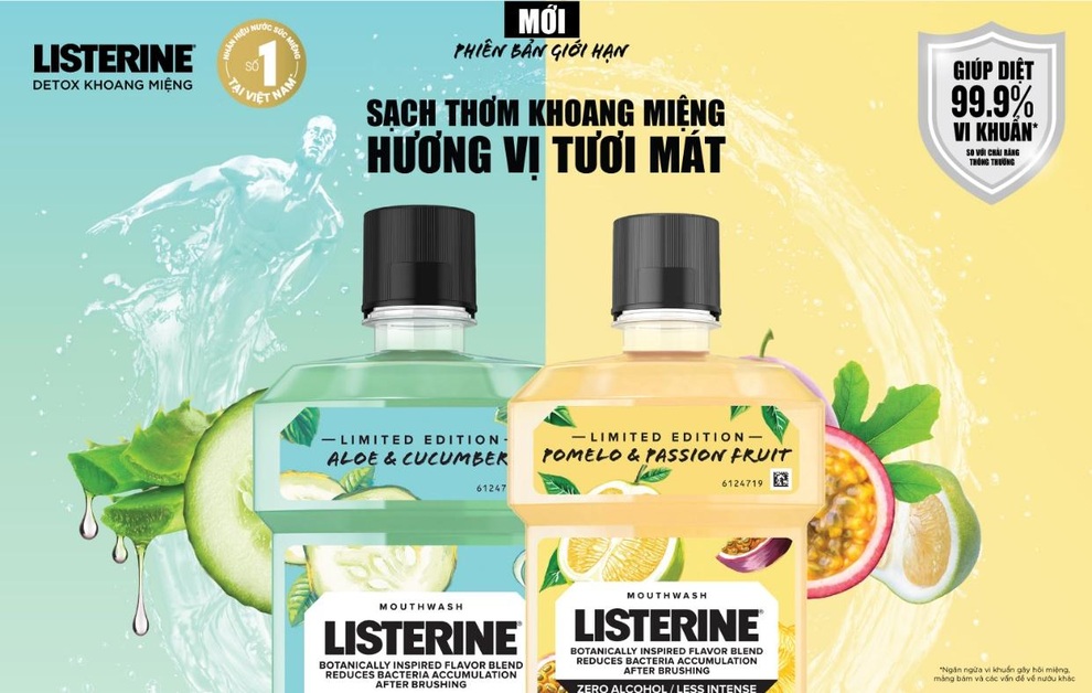 Siêu phẩm diệt khuẩn cực mạnh mà vẫn thanh mát bảo vệ răng miệng mùa hè - 3 Siêu phẩm diệt khuẩn cực mạnh mà vẫn thanh mát bảo vệ răng miệng mùa hè - 3