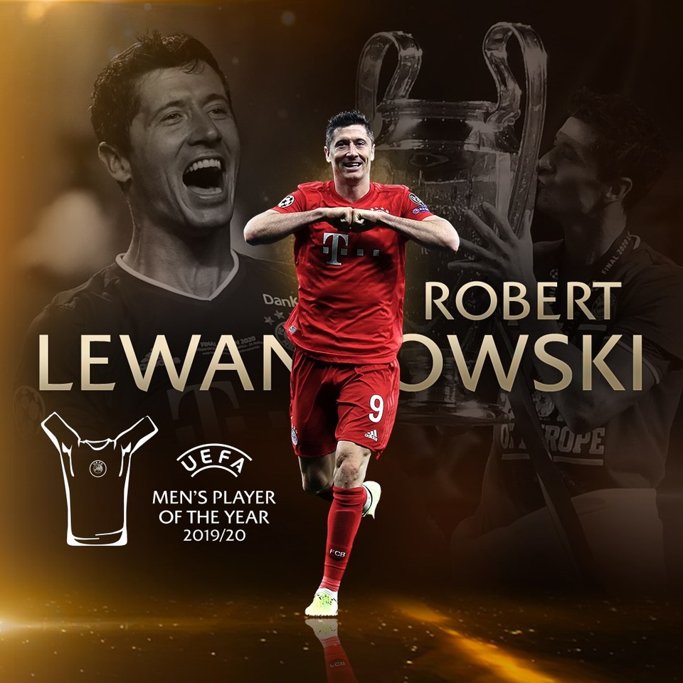Lewandowski giành giải Cầu thủ xuất sắc nhất châu Âu - 1 Lewandowski giành giải Cầu thủ xuất sắc nhất châu Âu - 1