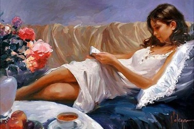 Vẻ đẹp mê hoặc của phụ nữ Nga trong tranh