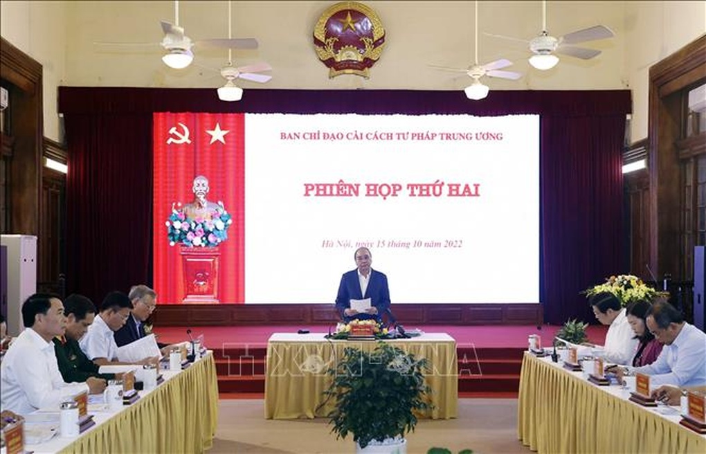 Chủ tịch nước chủ trì Phiên họp Ban Chỉ đạo Cải cách Tư pháp Trung ương - 2 Chủ tịch nước chủ trì Phiên họp Ban Chỉ đạo Cải cách Tư pháp Trung ương - 2