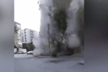 Video động đất đánh sập nhà cao tầng ở Thổ Nhĩ Kỳ