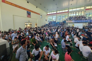 Huyện Thanh Oai dừng phiên đấu giá 57 lô đất, trả lại tiền đặt cọc