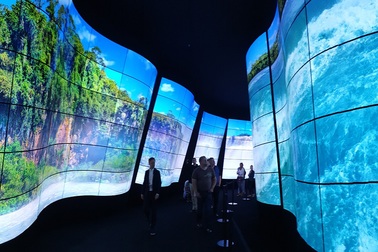 Ghé thăm đường hầm "ánh sáng" cực độc đáo của LG tại triển lãm IFA 2018