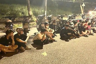 Tạm giữ 38 xe máy của nhóm thanh thiếu niên ở Tây Ninh