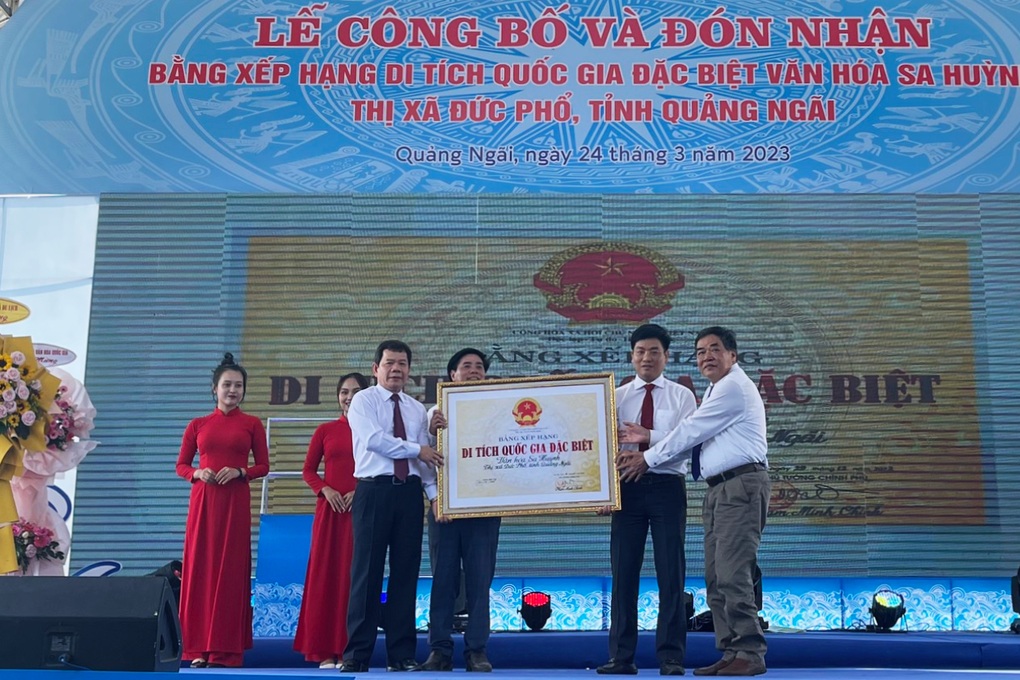 Văn hóa Sa Huỳnh được công nhận di tích quốc gia đặc biệt - 1 Văn hóa Sa Huỳnh được công nhận di tích quốc gia đặc biệt - 1