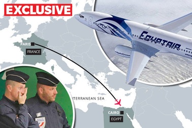 Máy bay EgyptAir có dấu hiệu bị tấn công khủng bố