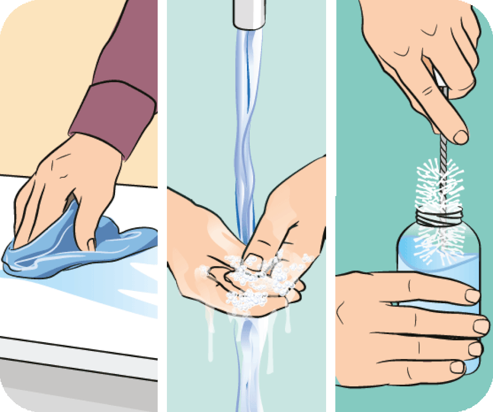 Hướng dẫn 8 bước pha sữa, bước đầu tiên thường bị nhiều bố mẹ bỏ qua - 1 Hướng dẫn 8 bước pha sữa, bước đầu tiên thường bị nhiều bố mẹ bỏ qua - 1