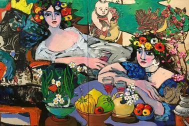 Triển lãm "Ngày rộng" trưng bày 50 tác phẩm tranh sơn dầu