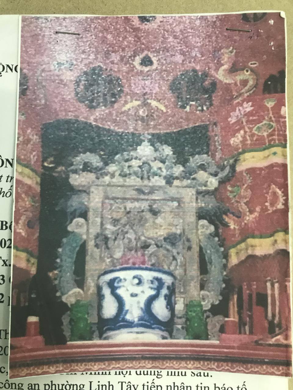 Công an TPHCM điều tra vụ trộm tranh quý hiếm tại đình Linh Tây - 2