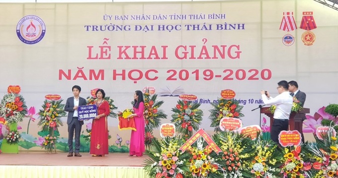 Trường Đại học Thái Bình chào đón 1.000 tân sinh viên - Ảnh 4. Trường Đại học Thái Bình chào đón 1.000 tân sinh viên - Ảnh 4.