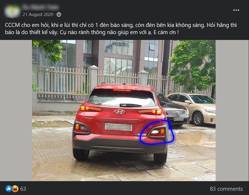 Ô tô chỉ có một đèn lùi: Đúng thiết kế của hãng nhưng vẫn trượt đăng kiểm - 2 Ô tô chỉ có một đèn lùi: Đúng thiết kế của hãng nhưng vẫn trượt đăng kiểm - 2