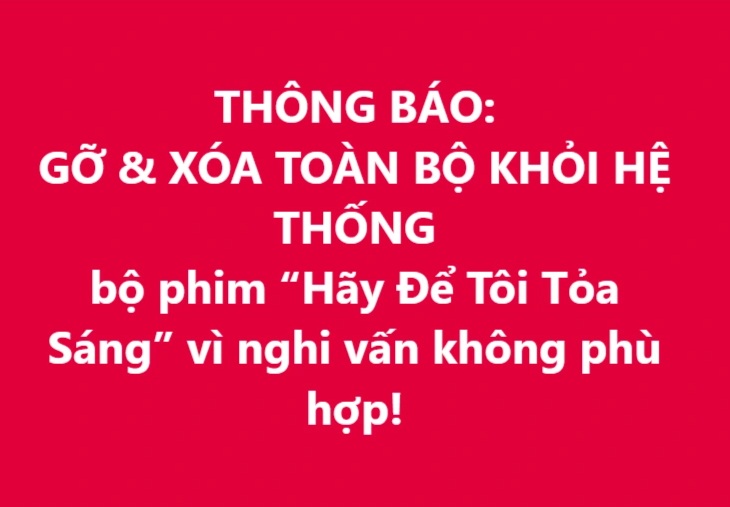Hàng loạt nền tảng Việt Nam gỡ phim Hãy để tôi tỏa sáng - 2