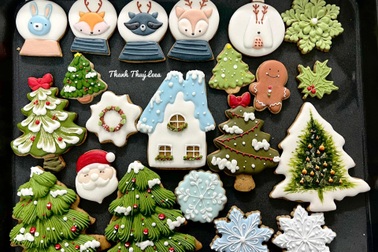 9X trổ tài làm "bánh quy cây thông" đẹp không nỡ ăn