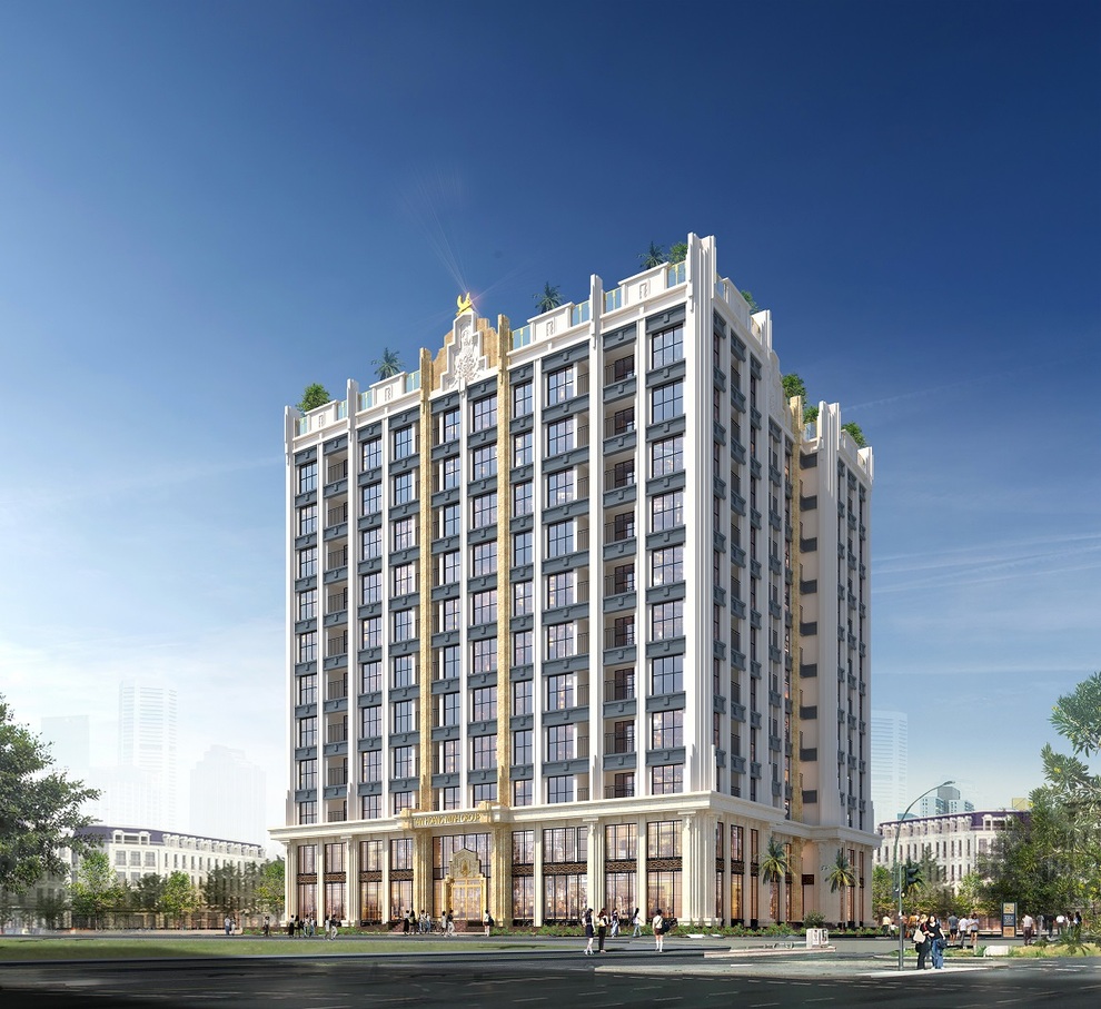 Kiến trúc lâu đài độc đáo tại shophouse D. Metropole Hà Tĩnh - 3 Kiến trúc lâu đài độc đáo tại shophouse D. Metropole Hà Tĩnh - 3