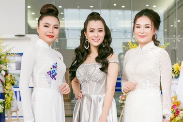 Á hậu Ngô Thu Phương từ Hà Nội vào tham dự Đại hội Doanh nhân Trẻ tỉnh Bình Dương