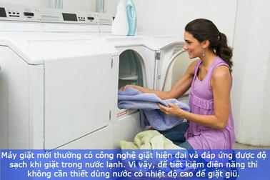 Mách bạn cách sử dụng máy giặt tiết kiện điện, nước