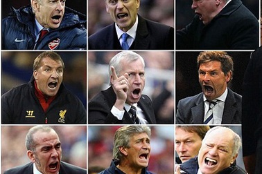 Tốp 10 HLV “hiếu chiến" nhất Premier League