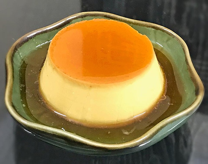 Bánh flan (caramen) thành phẩm. Ảnh: Tô Hưng Giang