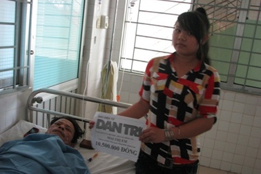 Hơn 10 triệu đồng đến với anh Phan Văn Hiệp 