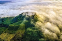 Núi lửa Nâm B'lang với cảnh sắc hiếm có