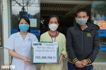 Người đàn ông bị bỏng điện được bạn đọc Dân trí giúp đỡ hơn 102 triệu đồng