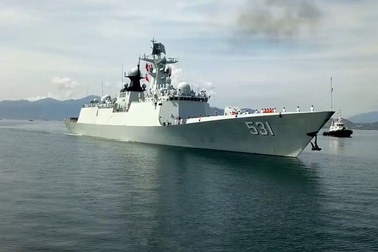 3 tàu Hải quân Trung Quốc thăm cảng Quốc tế Cam Ranh