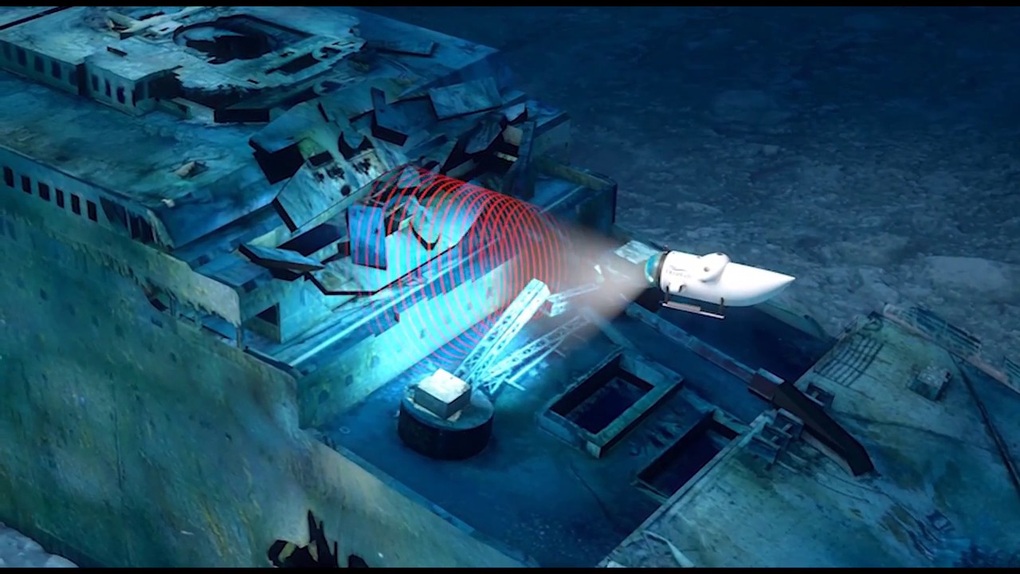 Thước phim cực hiếm chưa từng công bố về xác tàu Titanic dưới đáy đại dương - 2 Thước phim cực hiếm chưa từng công bố về xác tàu Titanic dưới đáy đại dương - 2