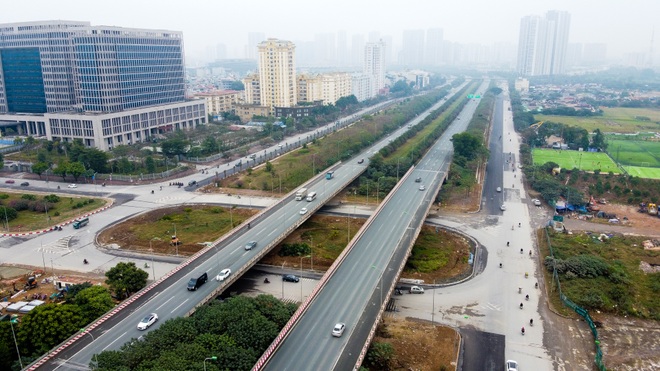 Đường gom Đại lộ Thăng Long thêm 4 làn xe, phục vụ đua xe F1 - 13 Đường gom Đại lộ Thăng Long thêm 4 làn xe, phục vụ đua xe F1 - 13
