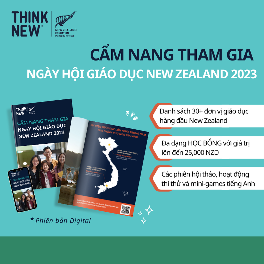 Cẩm nang dành cho phụ huynh tham gia ngày hội du học New Zealand 2023 - 1 Cẩm nang dành cho phụ huynh tham gia ngày hội du học New Zealand 2023 - 1