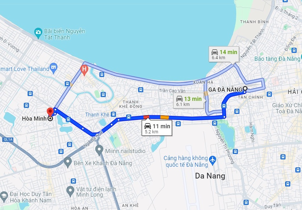 Đề xuất dời ga Đà Nẵng về quận Liên Chiểu - 1 Đề xuất dời ga Đà Nẵng về quận Liên Chiểu - 1