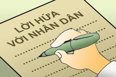 Lời hứa với nhân dân không thể là hứa hão