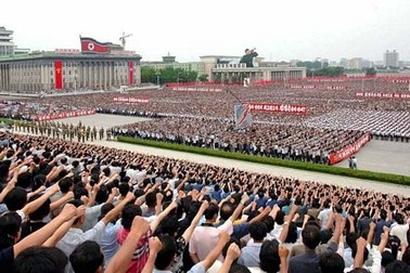 "Biển" người Triều Tiên tuần hành chống Mỹ