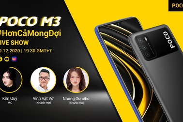 POCO chính thức ra mắt "tân binh" POCO M3 pin khủng 6000mAh hàng đầu