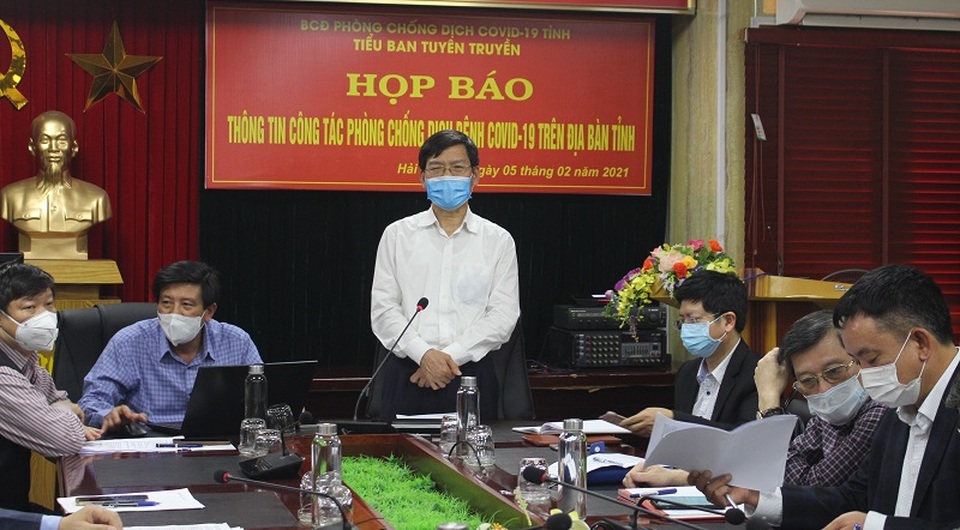 Phó Chủ tịch Hải Dương: Ổ dịch ở huyện Cẩm Giàng khá phức tạp - 1 Phó Chủ tịch Hải Dương: Ổ dịch ở huyện Cẩm Giàng khá phức tạp - 1