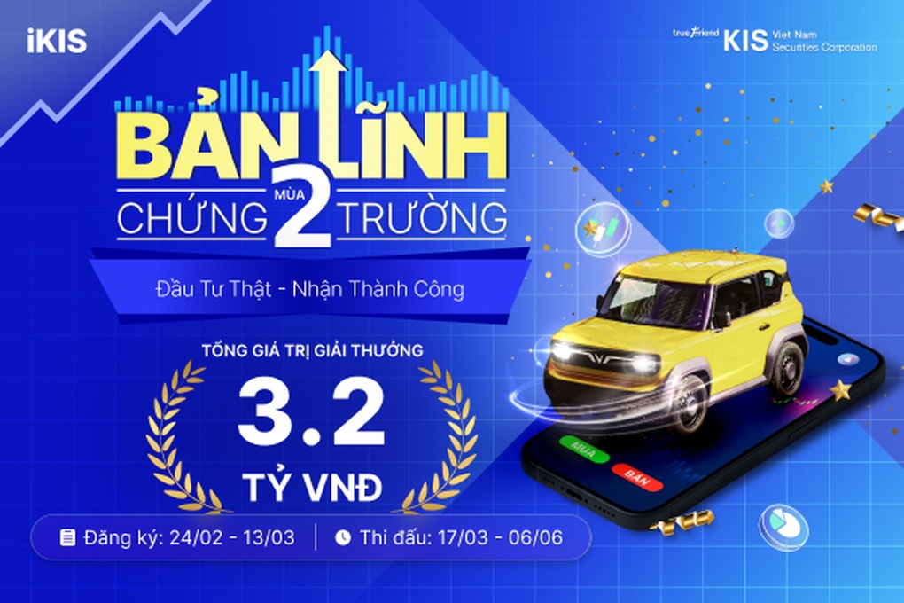 Cuộc thi Bản lĩnh Chứng trường mùa 2 dành giải thưởng 3 tỷ đồng cho nhà đầu tư - 1 Cuộc thi Bản lĩnh Chứng trường mùa 2 dành giải thưởng 3 tỷ đồng cho nhà đầu tư - 1