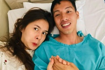 Khoảnh khắc nhí nhảnh, hạnh phúc của vợ chồng Hùng Dũng