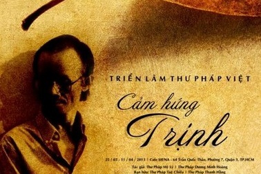 Nhạc Trịnh đi vào tranh chữ