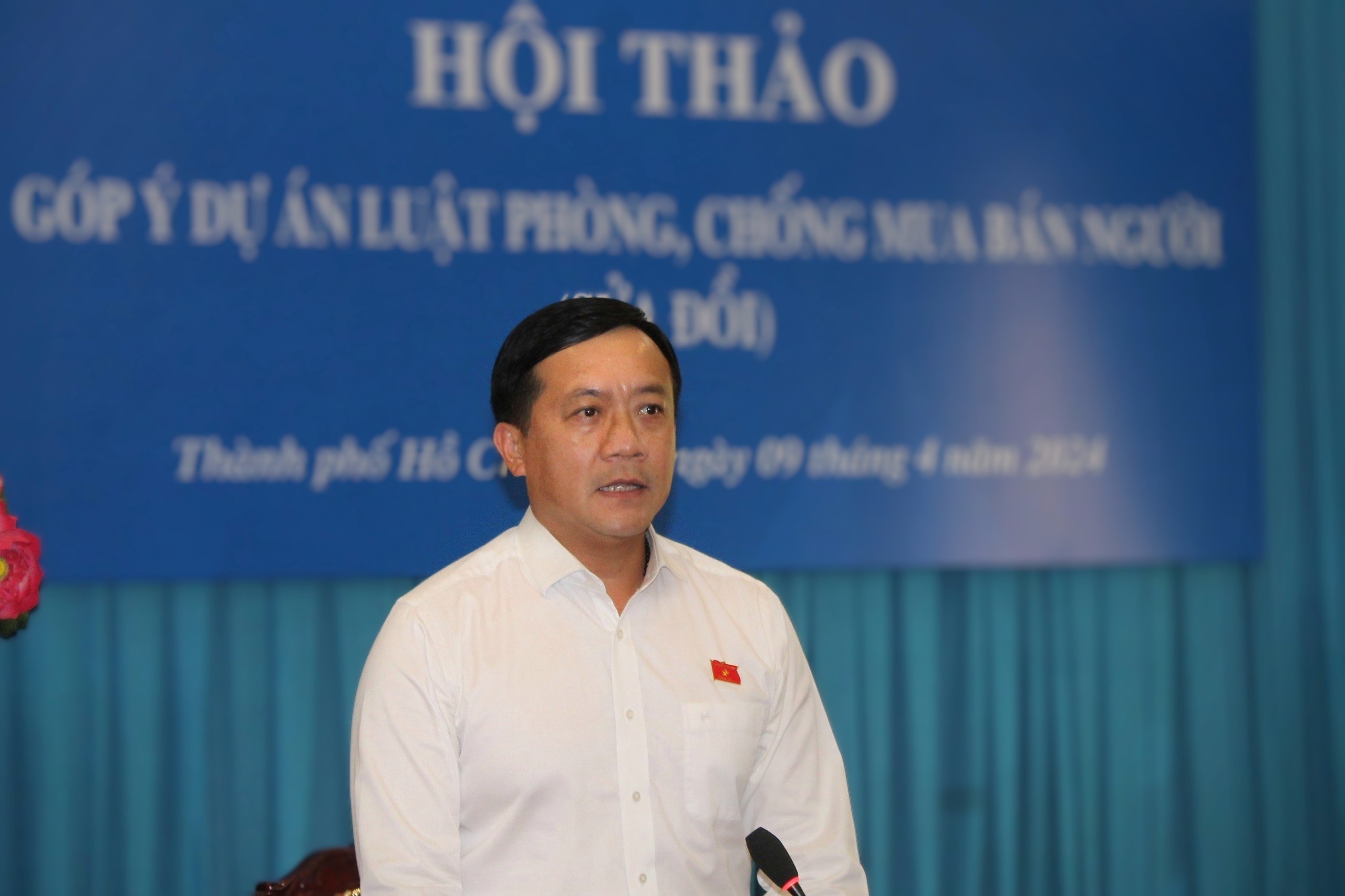 Ông Hà Phước Thắng, Phó trưởng Đoàn chuyên trách Đoàn Đại biểu Quốc hội TPHCM (Ảnh: Tùng Nguyên).