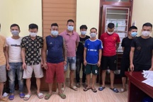 Bắc Giang: 10 đối tượng tụ tập đánh bạc bị phạt 150 triệu đồng