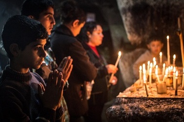 Hình ảnh đón Giáng sinh từ một trại tị nạn ở Iraq