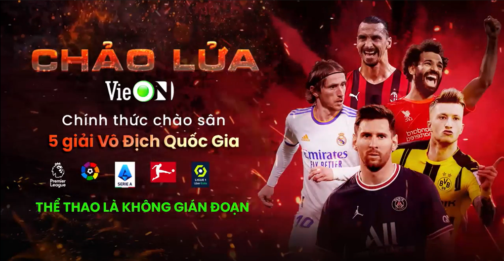 VieON ra mắt những giải bóng đá hàng đầu thế giới đến khán giả Việt - 4 VieON ra mắt những giải bóng đá hàng đầu thế giới đến khán giả Việt - 4