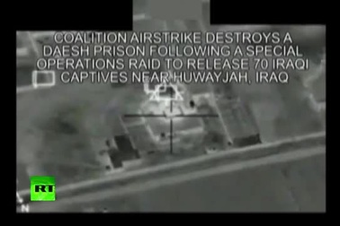 Mỹ công bố video phá hủy nhà tù bí mật của IS