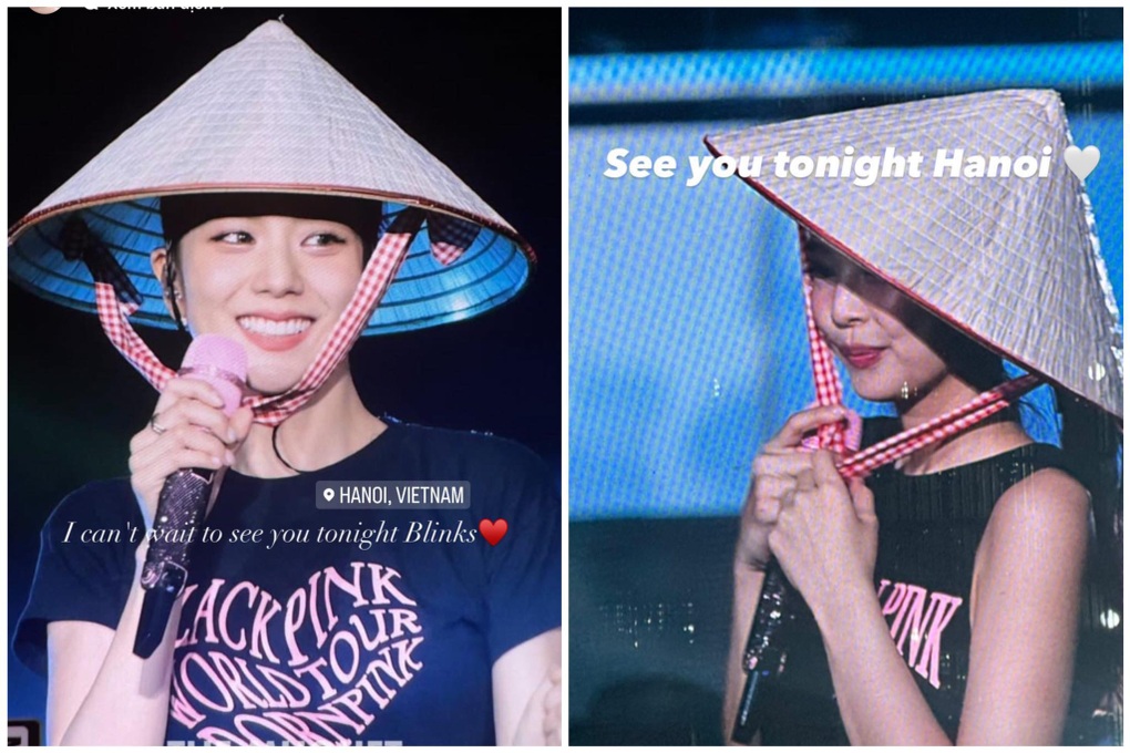 Trước đêm diễn thứ hai, Blackpink khoe ảnh đội nón lá, viết tiếng Việt - 1 Trước đêm diễn thứ hai, Blackpink khoe ảnh đội nón lá, viết tiếng Việt - 1