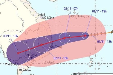 Bão số 11 giảm cấp nhưng vẫn nguy hiểm