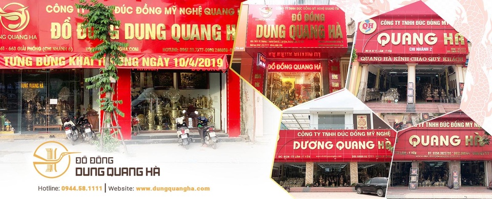 Đồ đồng cao cấp Dung Quang Hà - hội tụ tinh hoa làng nghề đúc đồng Vạn Điểm - 2 Đồ đồng cao cấp Dung Quang Hà - hội tụ tinh hoa làng nghề đúc đồng Vạn Điểm - 2