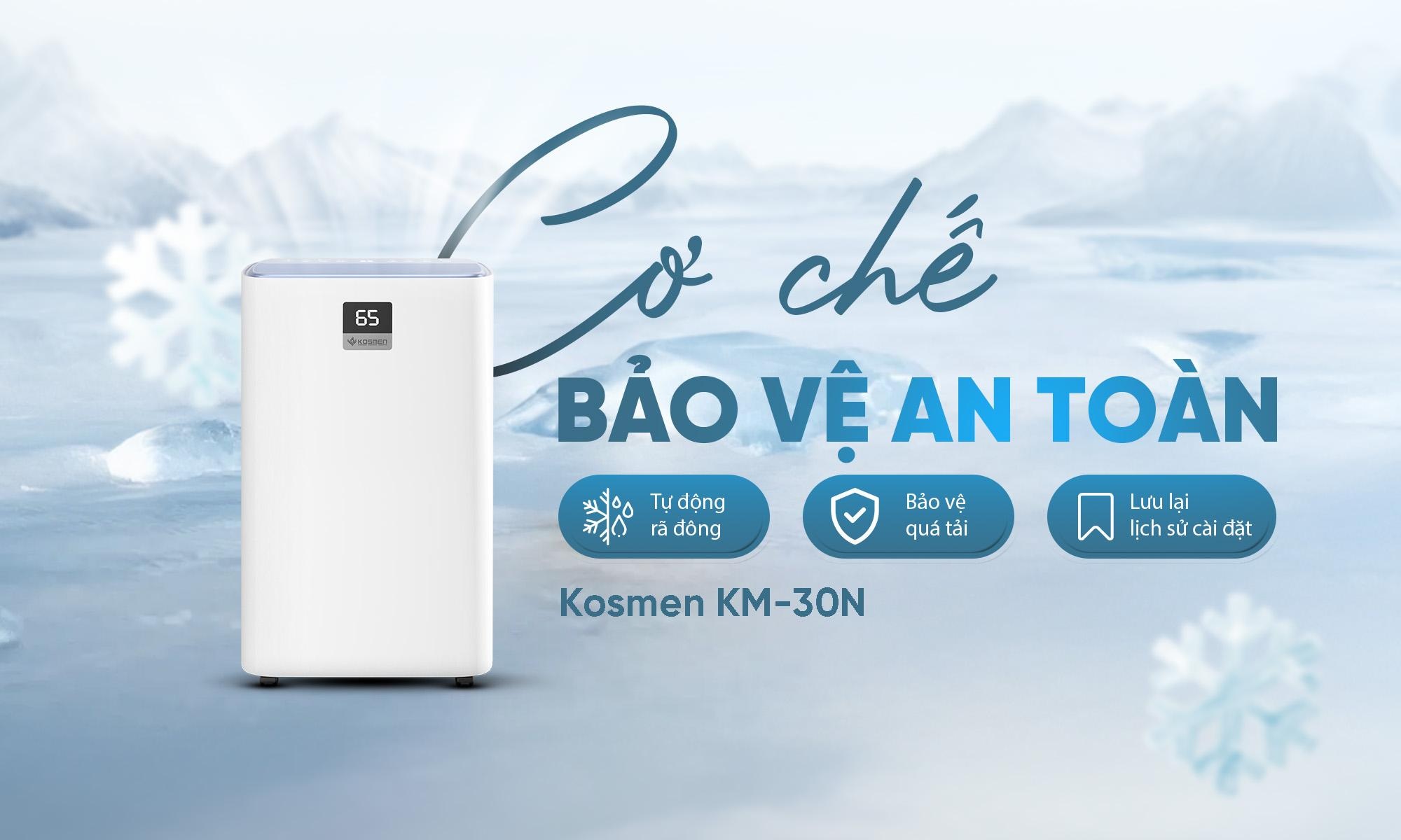 Máy hút ẩm và lọc không khí Kosmen KM-30N: Lựa chọn tinh tế cho gia đình - 6