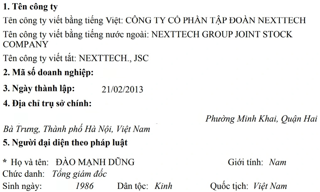 Who is the person replacing Shark Binh as General Director of NextTech Group? - 1 Người thay Shark Bình làm Tổng giám đốc Tập đoàn NextTech là ai? - 1